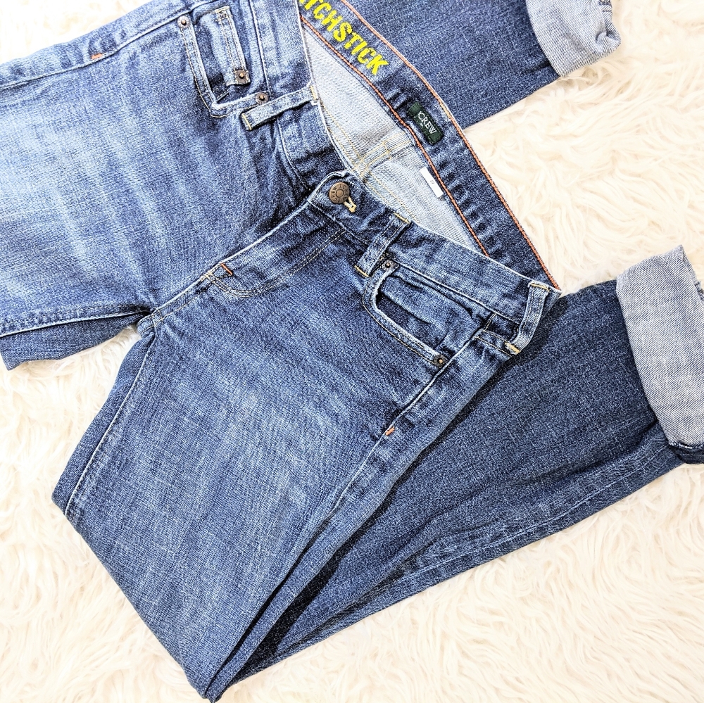 J. Crew Matchstick size 27 Blue Jeans